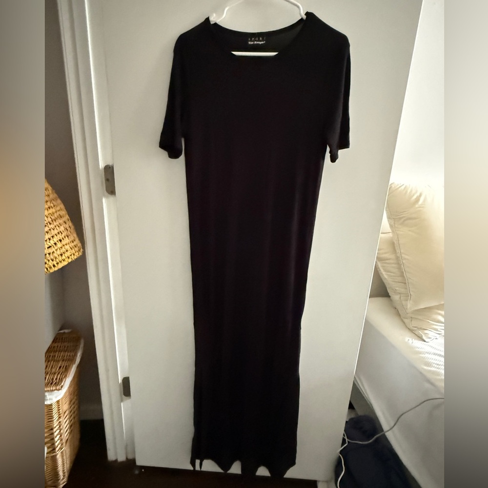The Kooples Sport Black Maxi Dress (Size 3)